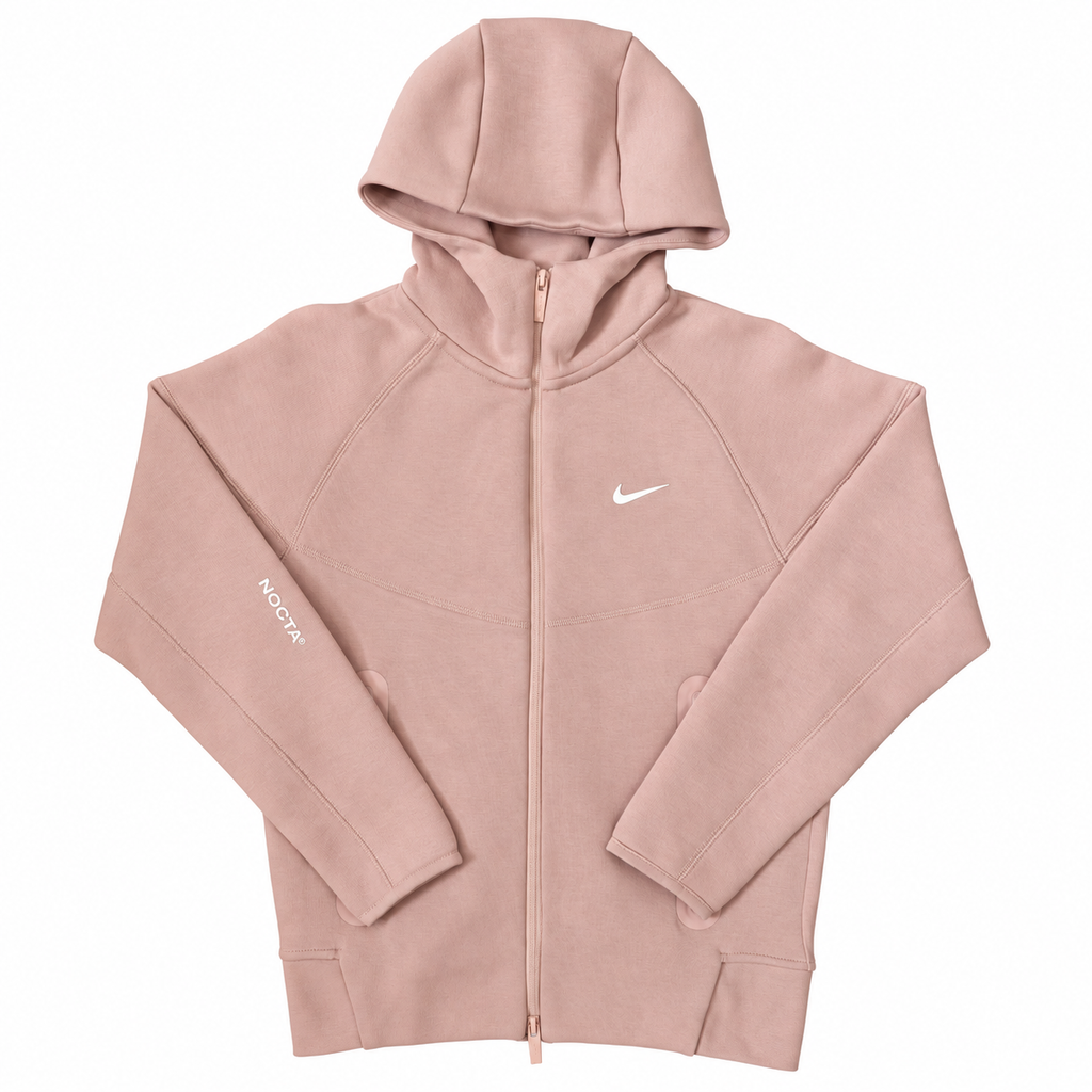 Sudadera Nike x NOCTA Tech Fleece Full-Zip Hoodie (Ice Peach / Pink)