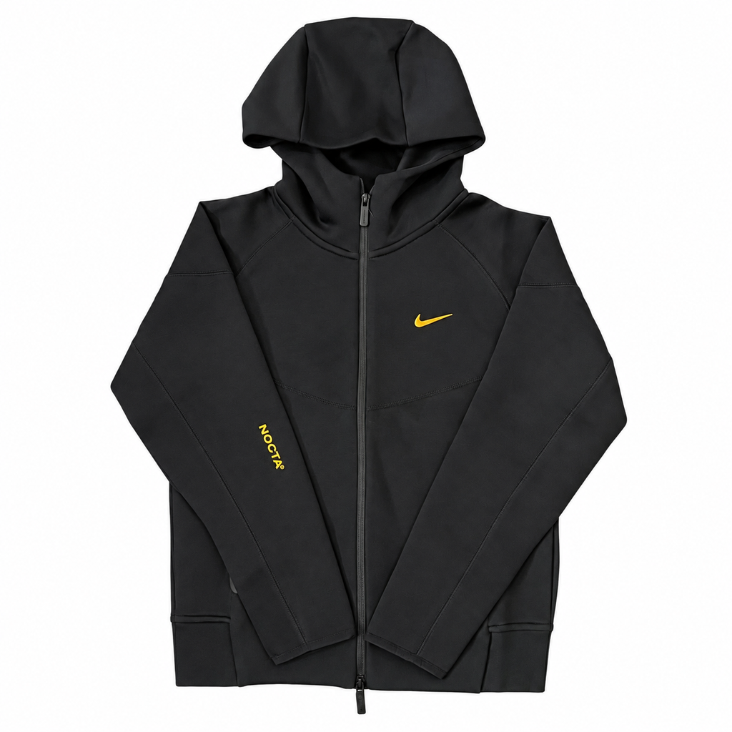 Sudadera Nike x NOCTA Tech Fleece Full-Zip Hoodie (Black / University Gold)
