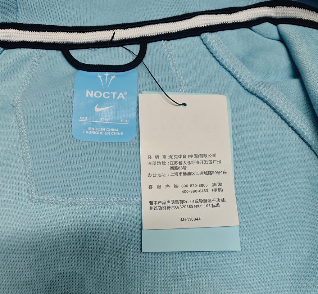 Sudadera Nike x NOCTA Tech Fleece Full-Zip Hoodie (Cobalt Tint / University Blue)