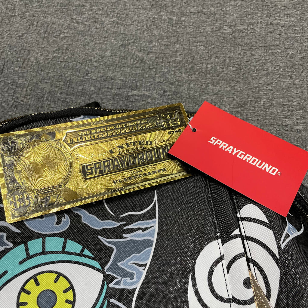 Mochila Sprayground Split Monster Shark DLXV (Edición Limitada)