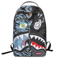 Mochila Sprayground Split Monster Shark DLXV (Edición Limitada)