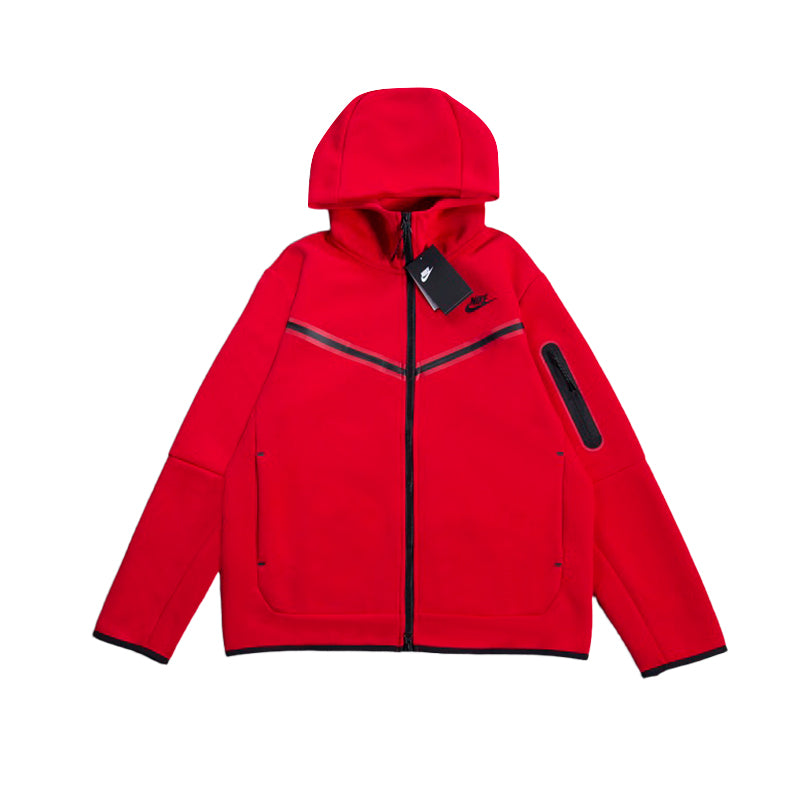 Sudadera Nike Sportswear Tech Fleece Full-Zip Hoodie (University Red / Black)