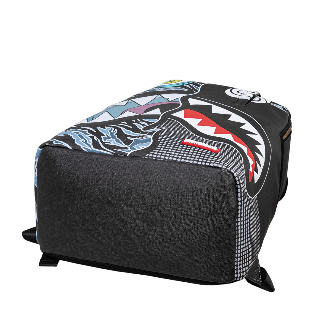 Mochila Sprayground Split Monster Shark DLXV (Edición Limitada)