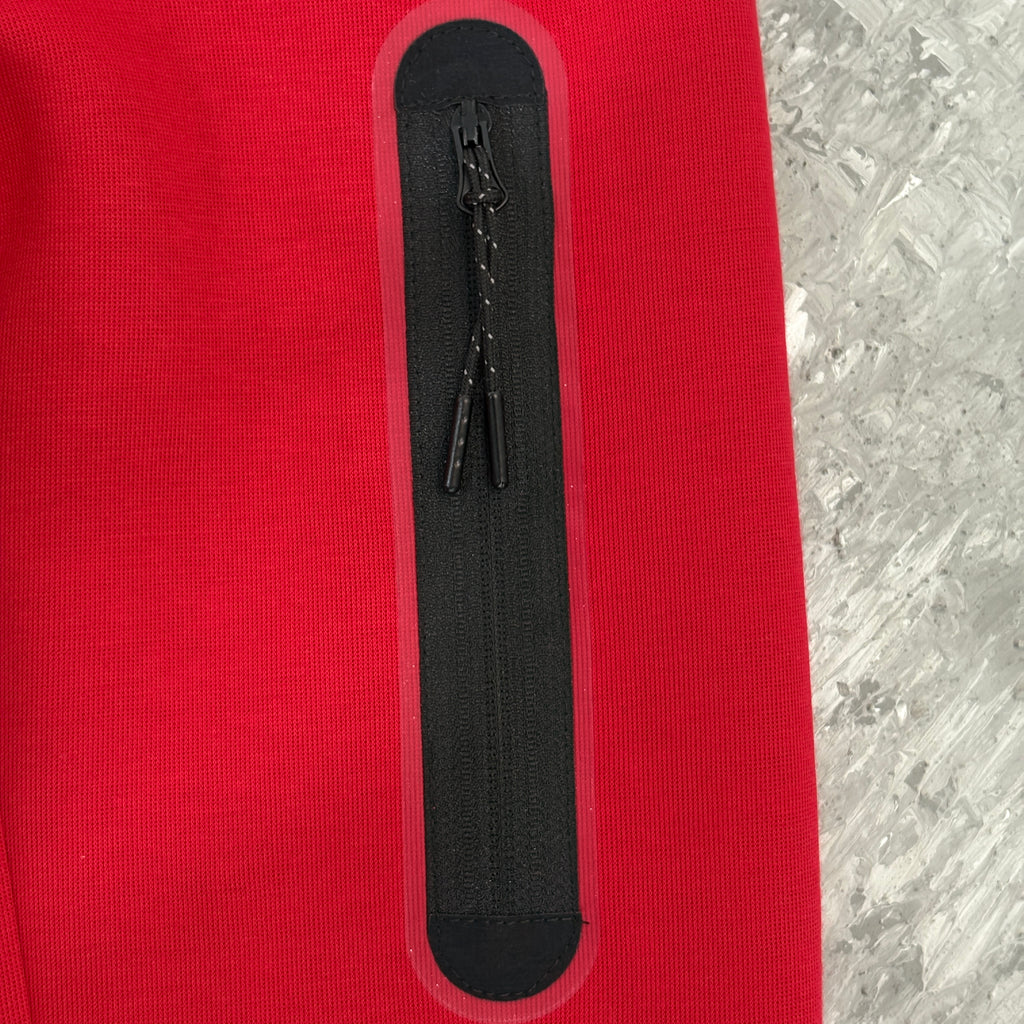 Sudadera Nike Sportswear Tech Fleece Full-Zip Hoodie (University Red / Black)