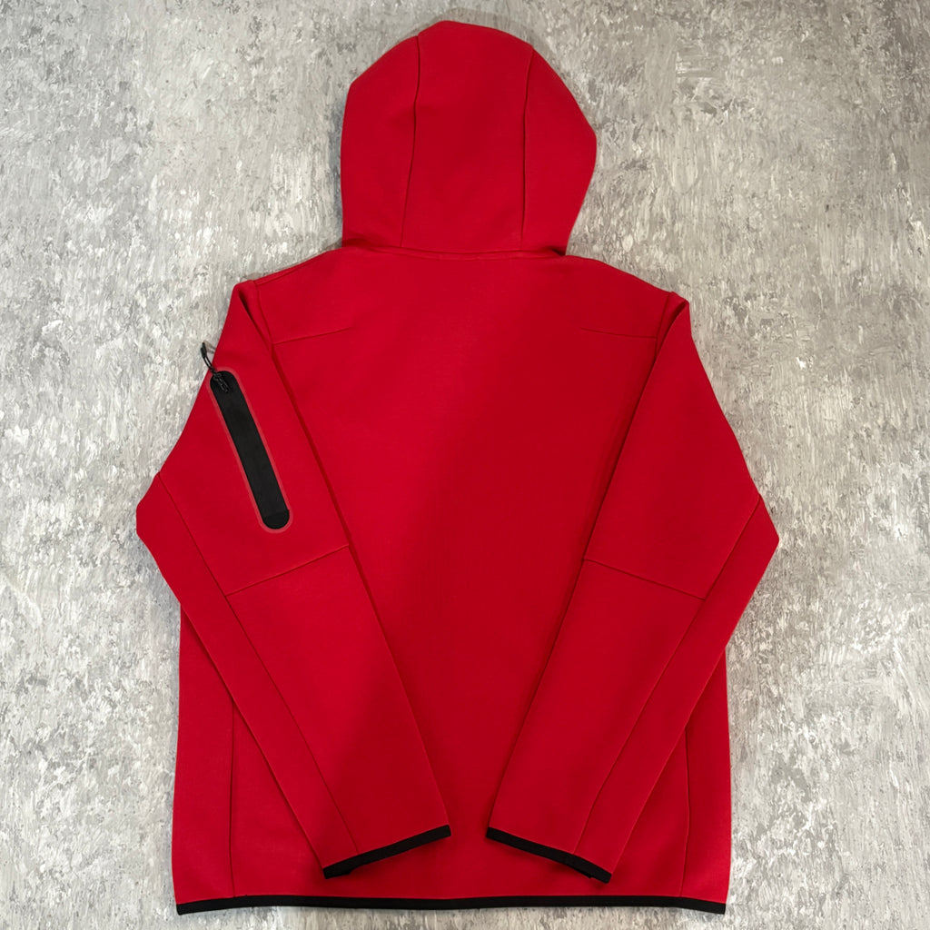 Sudadera Nike Sportswear Tech Fleece Full-Zip Hoodie (University Red / Black)