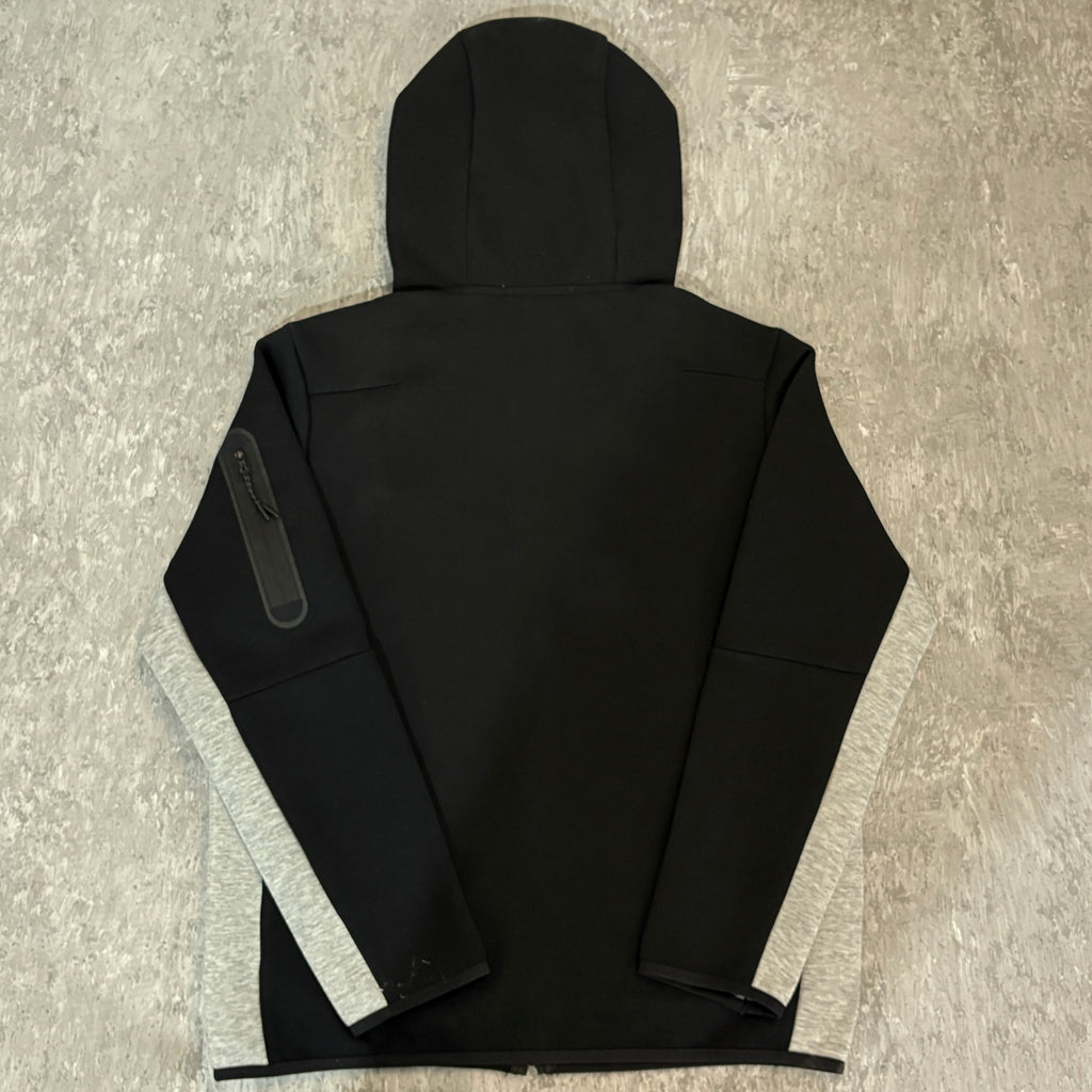 Sudadera Nike Sportswear Tech Fleece Full-Zip Hoodie (Black / Dark Grey Heather)