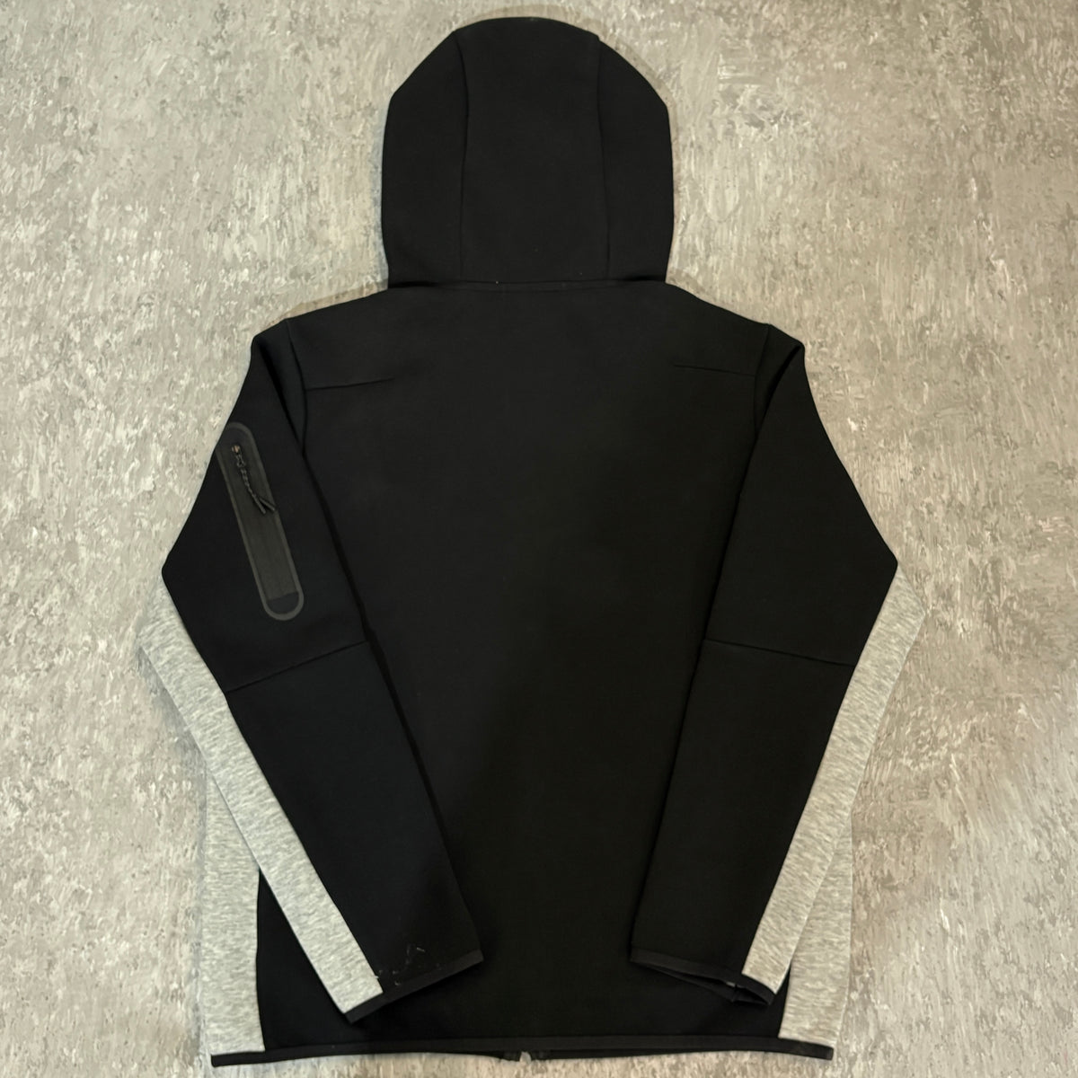 Sudadera Nike Sportswear Tech Fleece Full-Zip Hoodie (Black / Dark Grey Heather)
